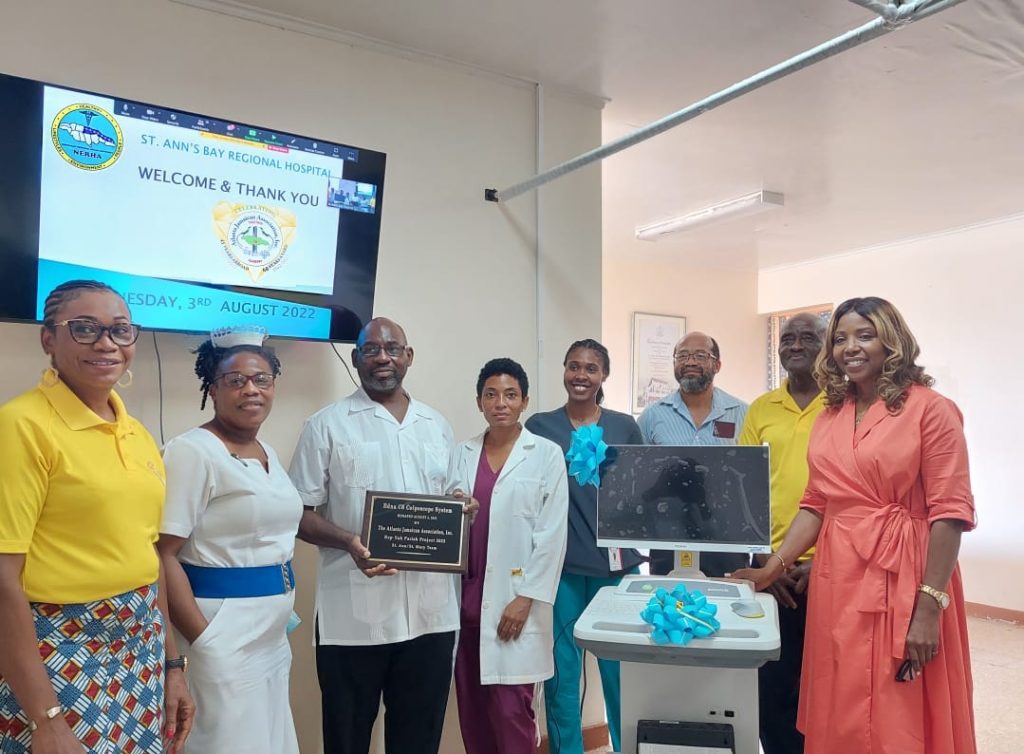 Atlanta Jamaican Association AJA Donates Life-Saving Medical Equipment to St Ann Bay Regional Hospital