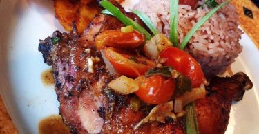 Authentic Jamaican Restaurant Opens in Utah - Jerk Chicken Rice and Peas - 11 Hauz Jamaican Food