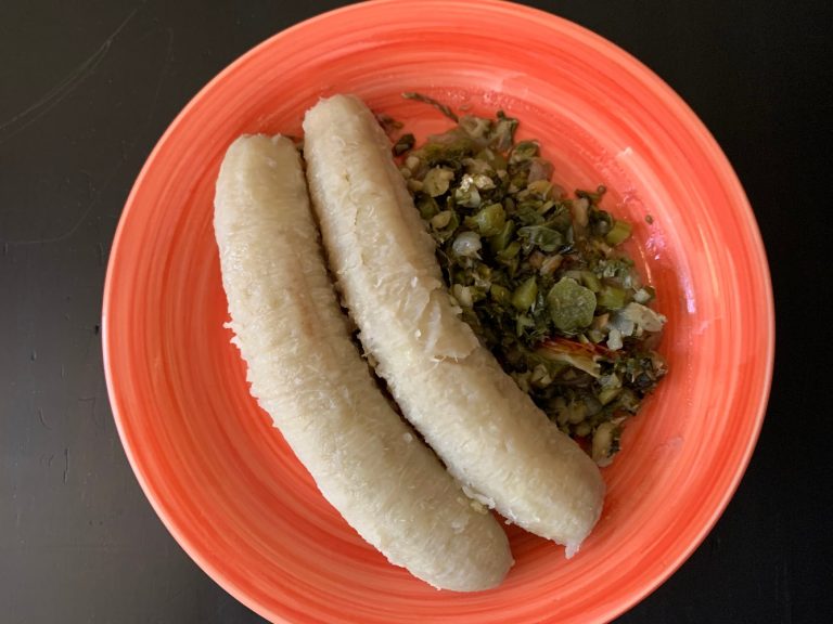 Boiled Green Banana Recipe