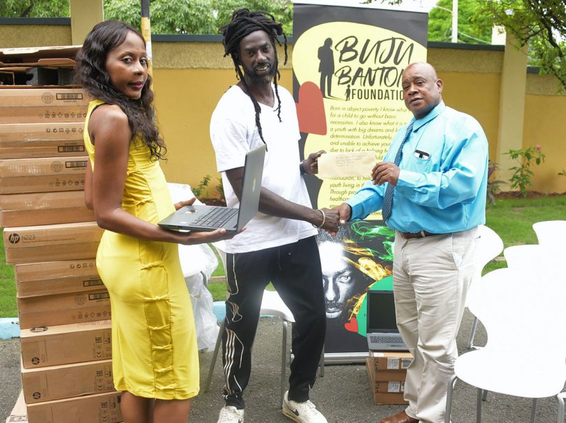 Buju Banton and Kanye West Partner to Donate Laptops to Kids In Jamaica