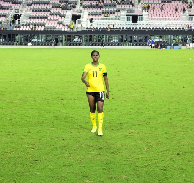 Bunny Shaw 2021 Reggae Girlz vs Costa Rica - a