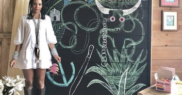 Chalk Artist Kristie Stephenson Brings Caribbean Folklore to Life at Island SPACE Caribbean Museum
