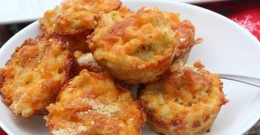 Chef Noel Cunningham Mini Baked Macaroni and Cheese Cups