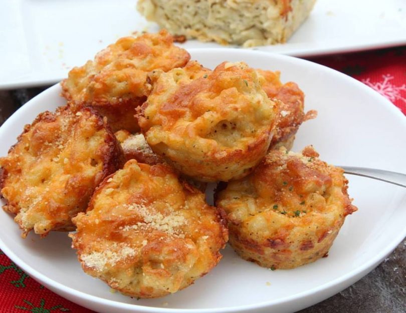 Chef Noel Cunningham Mini Baked Macaroni and Cheese Cups