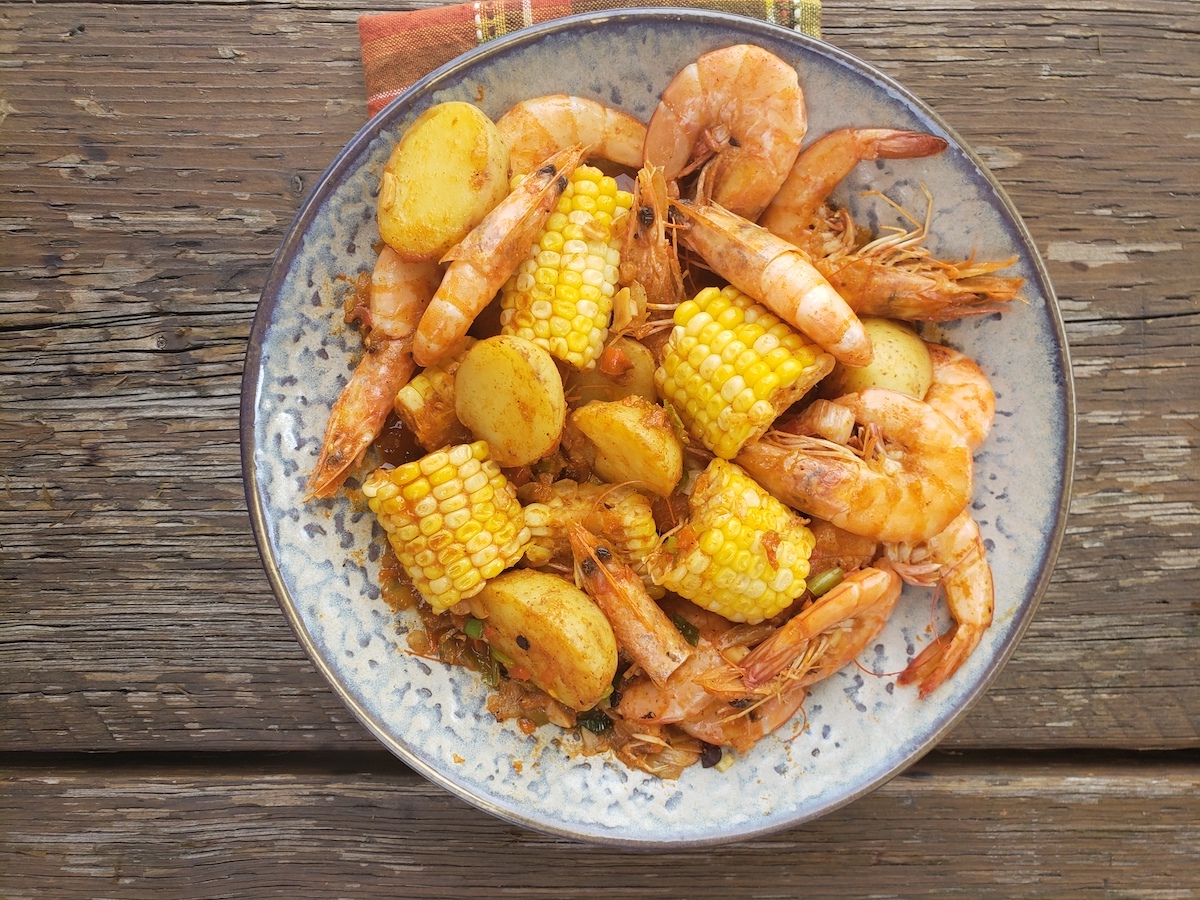 Chef Noel Cunningham’s Peppered Shrimp Boil Recipe