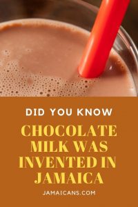 Chocolate Milk Was Invented in Jamaica