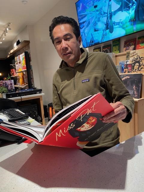 Chris Chin at the VP Records Retail Store Queens NY