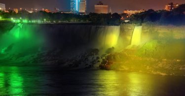 Colors of Jamaica to Light Niagara Falls in Canada