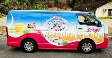 Devon House Ice Cream the I Scream Van
