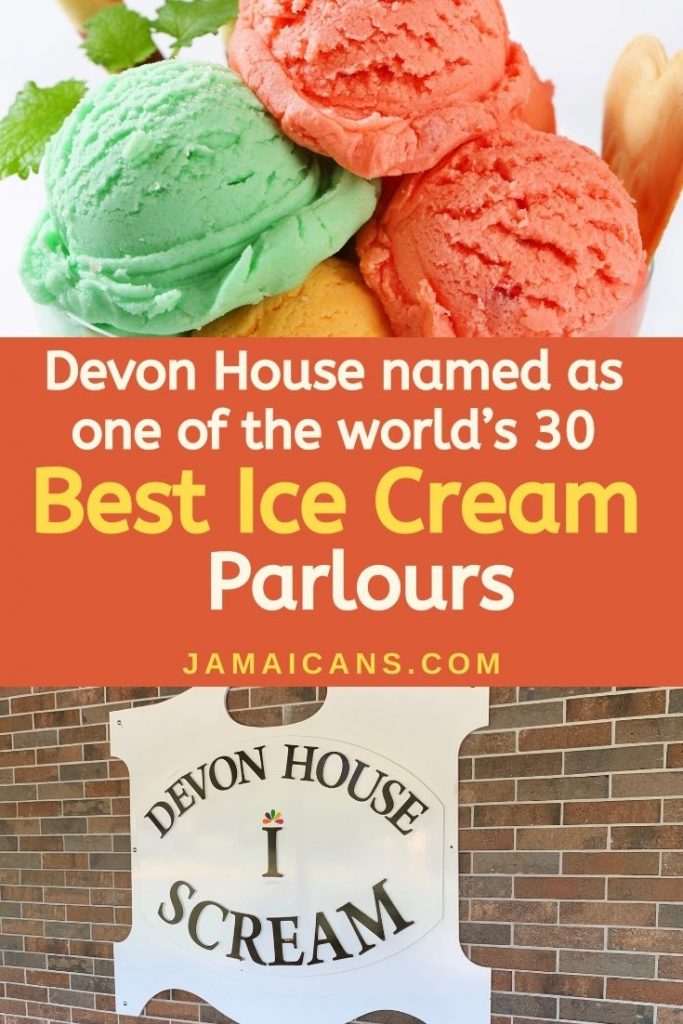 Devon House named as one of the world 30 Best Ice Cream Parlours PIN