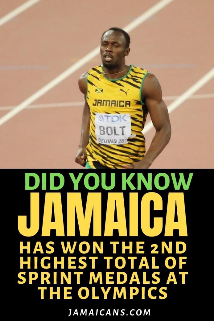 Did You Know Jamaica Has Won The Second-Highest Total of Sprint Medals at The Olympics - PIN