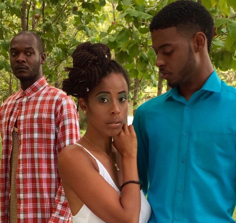 Donisha Prendergast and Joel Young-Sang in a scene from Savannah.a