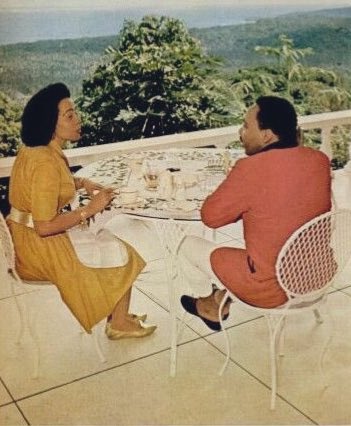 Dr Martin Luther King Jr and Wife Coretta Scott King in Jamaica