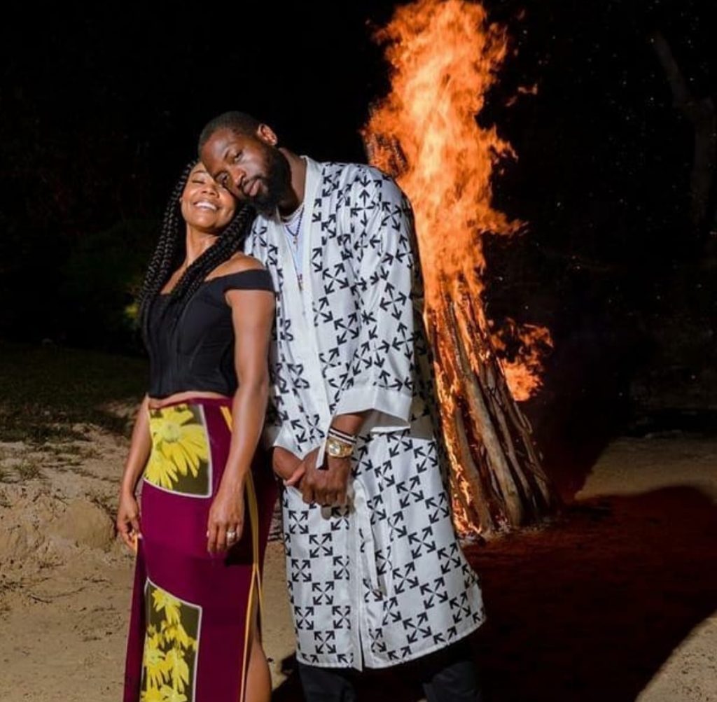 Dwayne Wade and Gabrielle Union in Jamaica