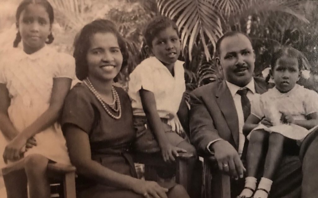 Ena Joyce Collymore and family