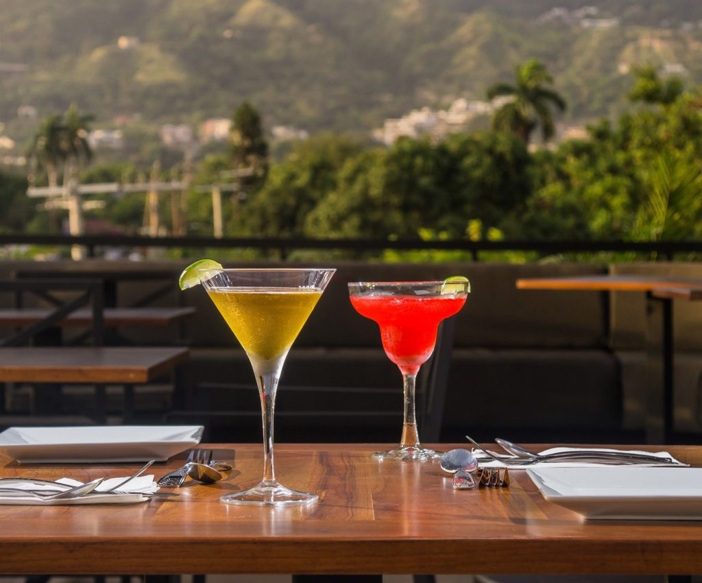 Chez Maria's 360-degree view of Kingston's cityscape is breathtaking