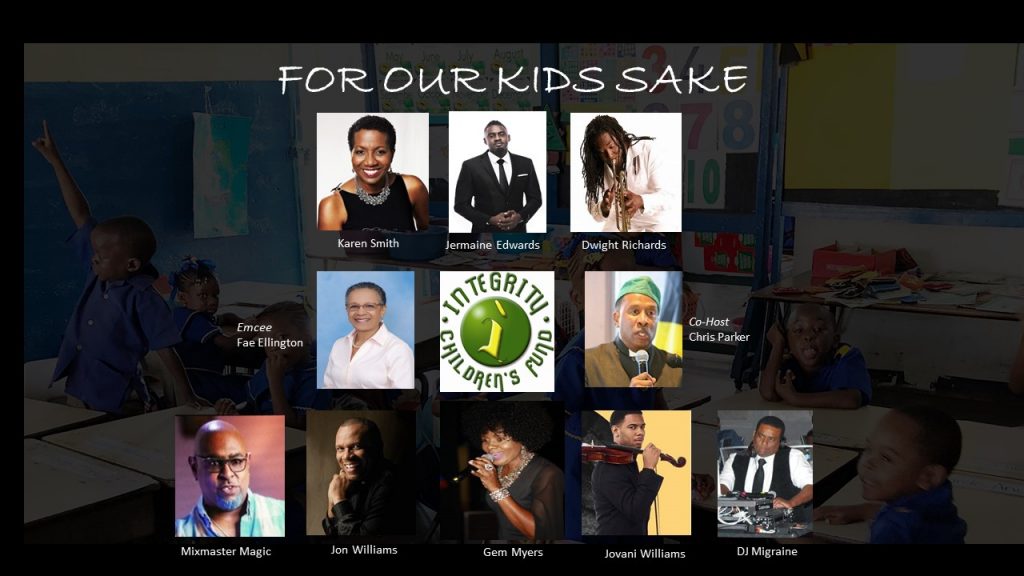 Event Line Up -For Our Kids Sake An Evening of Virtual Fund Raising and Fun to Support Education