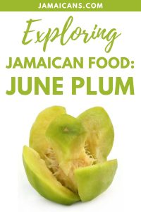 Exploring Jamaican Food: June Plum