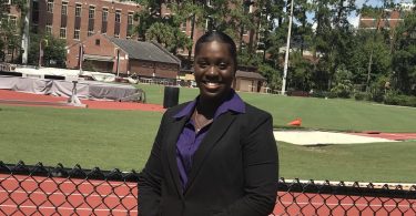 Florida State University senior discus thrower Jamaican Shanice Love Receives Weaver-James-Corrigan Award