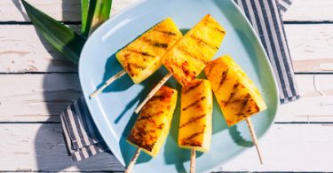 Grilled Pineapple with Coconut and Rum Recipe