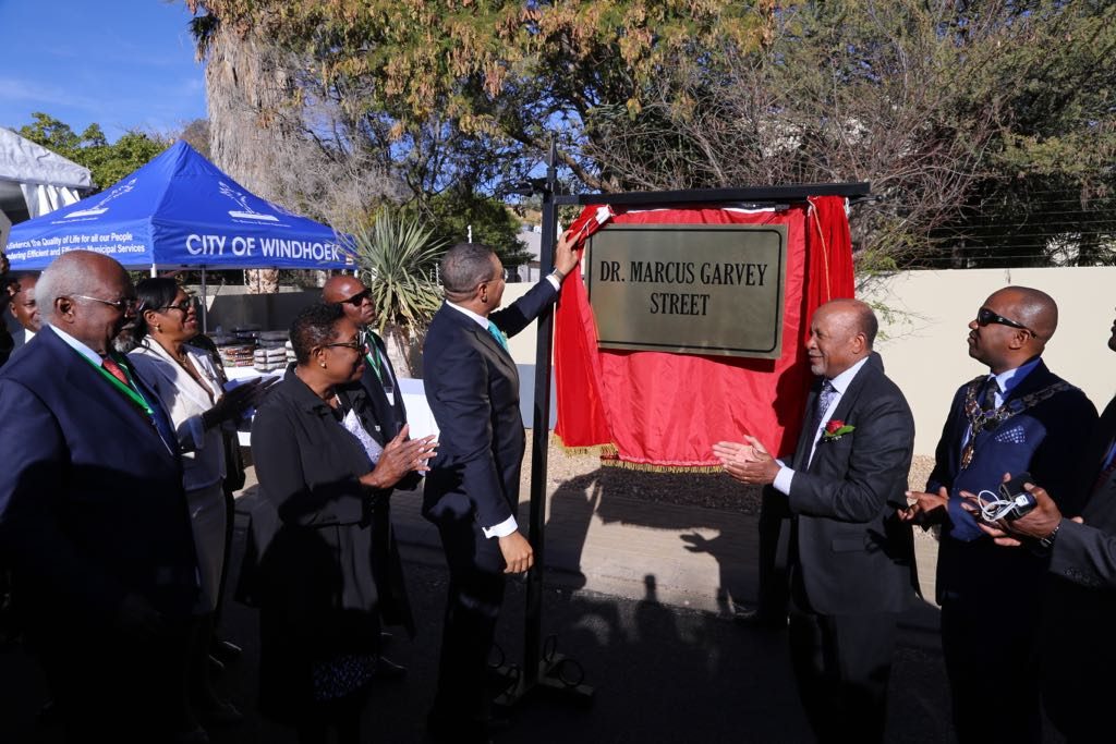 Holness in Namibia