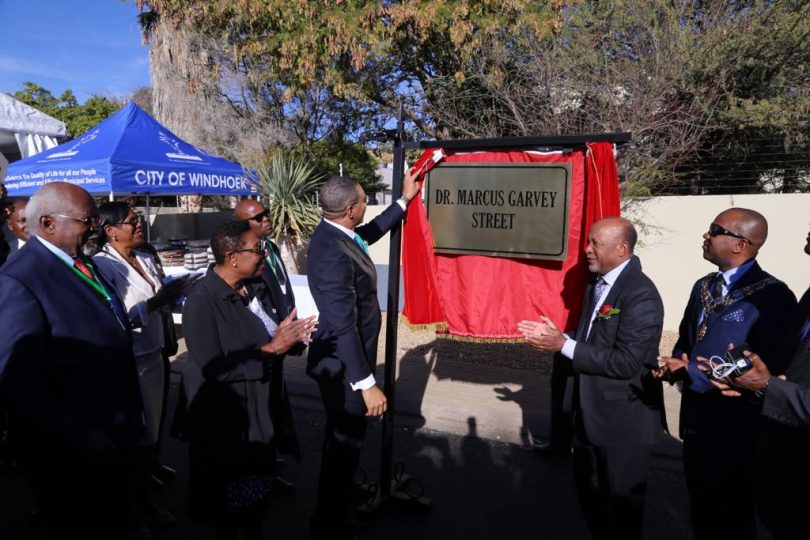 Holness in Namibia
