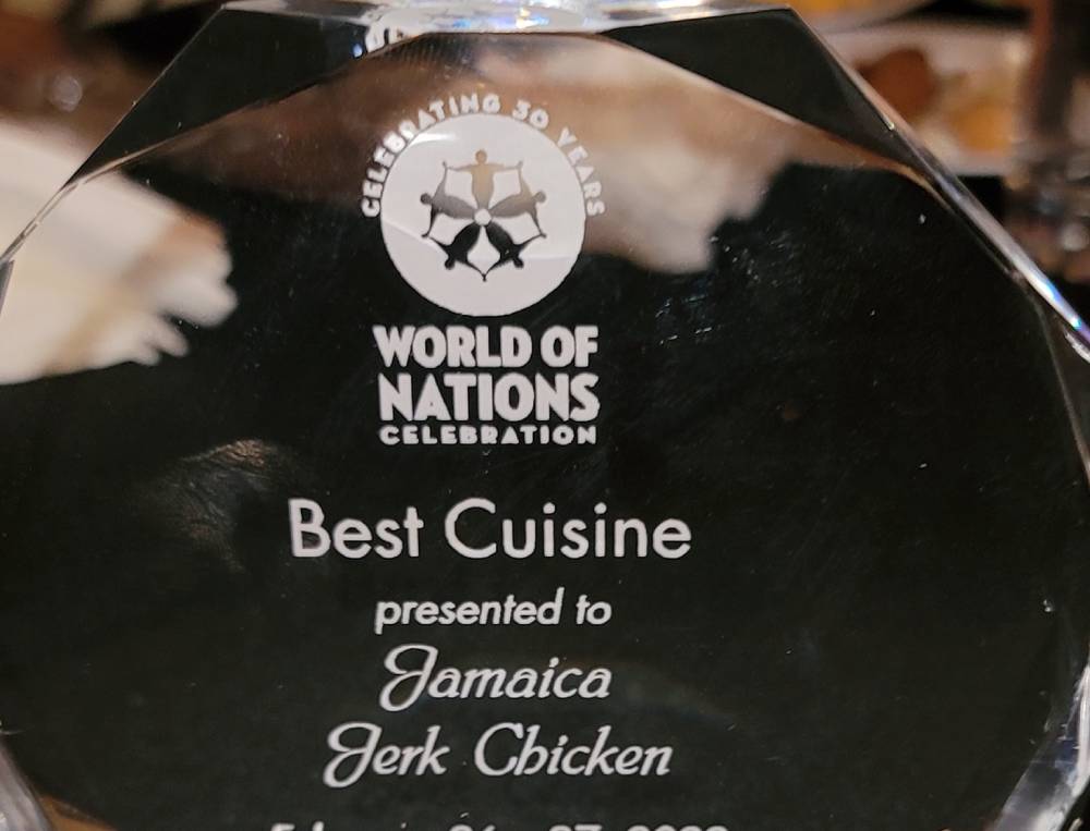 Jamaica awarded for best cuisine at World of Nations International Festival Award 2022