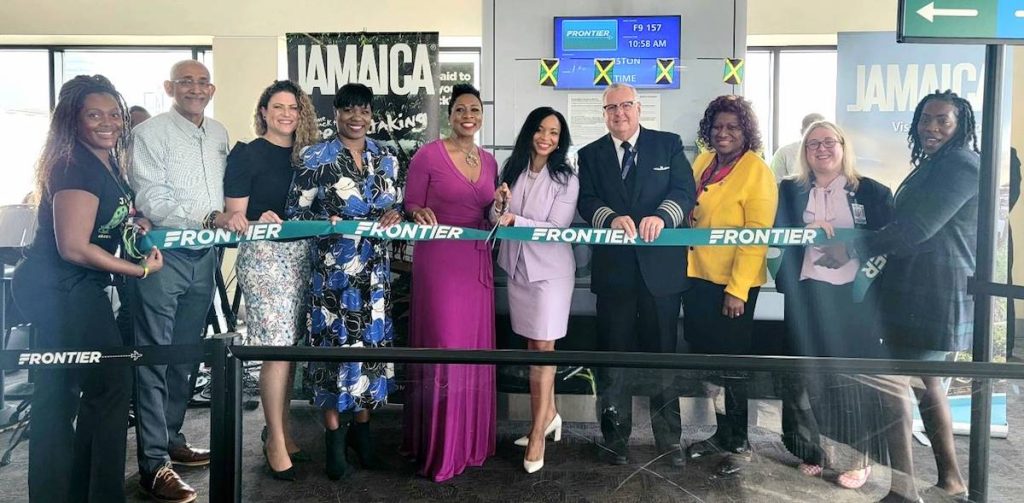 Jamaica Welcomes Inaugural Frontier Flight From Atlanta to Kingston