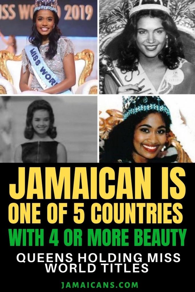 Jamaica is One of 5 Countries with 4 or More Beauty Queens Holding Miss World Titles - PINTEREST