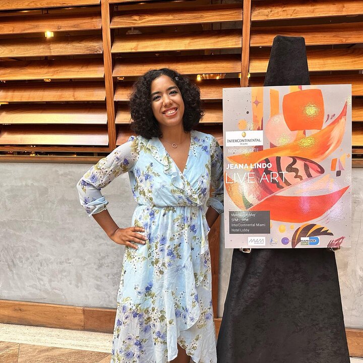 Jamaican-American Jeana Lindo is the Featured Resident Artist at Luxury Hotel in Miami 