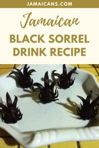 Jamaican Black Sorrel Drink Recipe