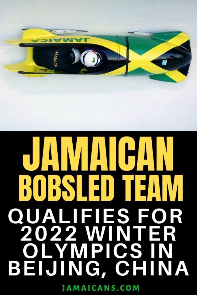 Jamaican Bobsled Team Qualifies for 2022 Winter Olympics in Beijing