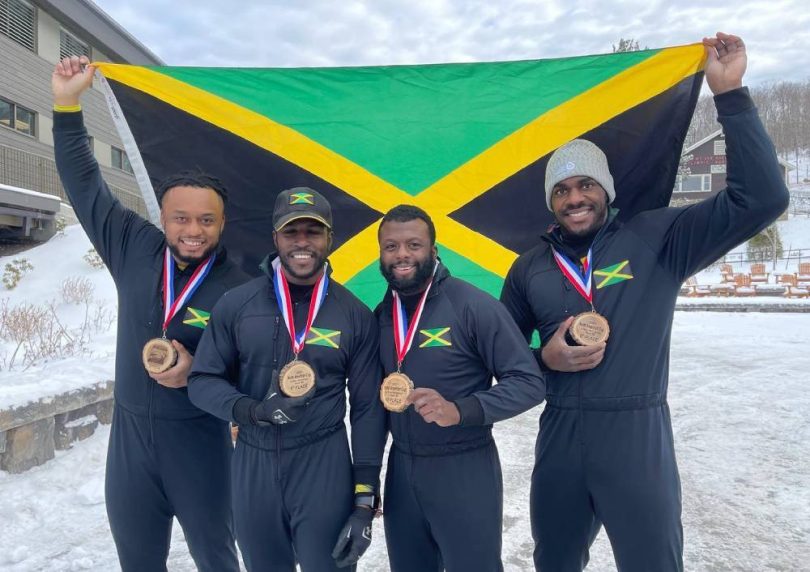 Jamaican Bobsled Team Wins North American Cup Medal