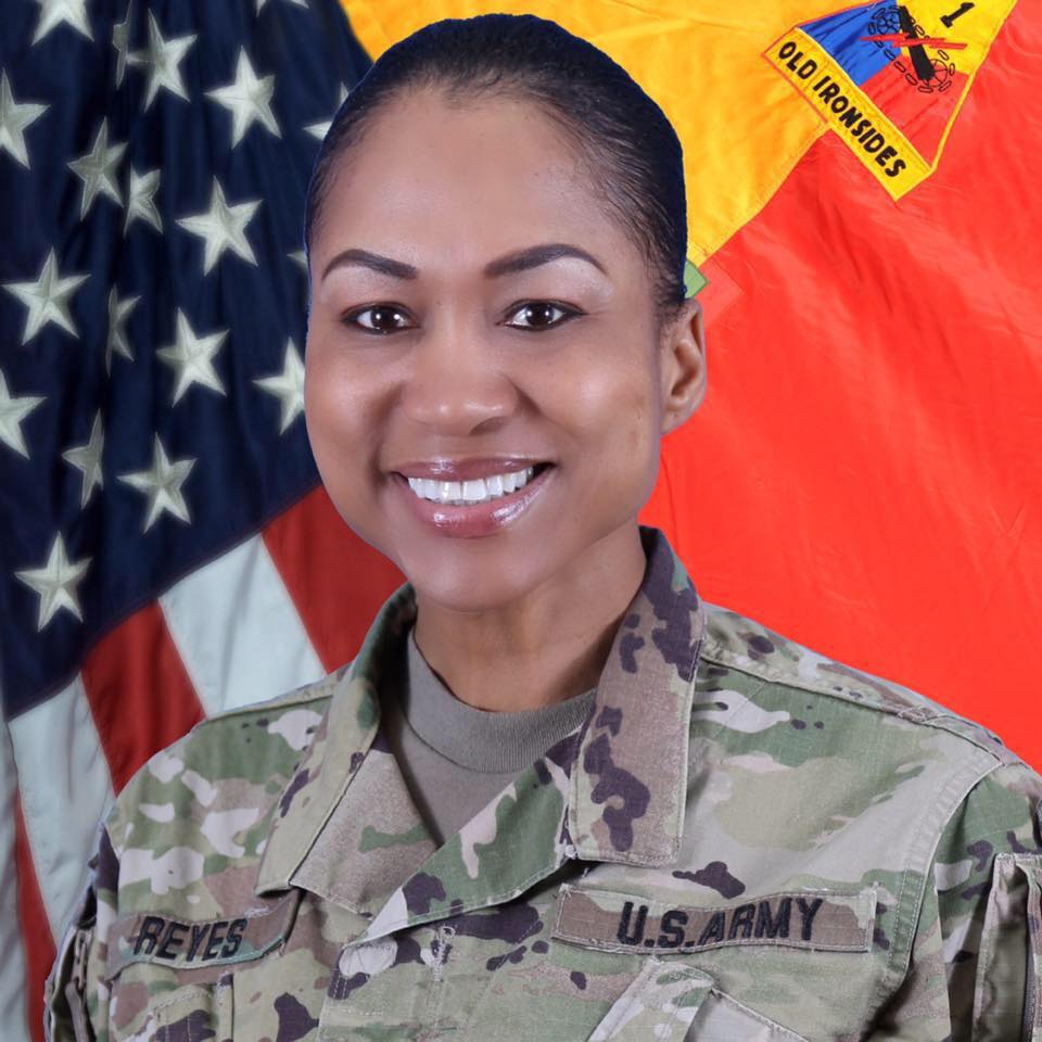 Jamaican-Born Maxine Reyes US Army Veteran