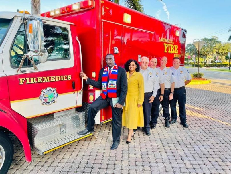 Jamaican-Born US City Commissioner Denise Grant Gets Ambulance to Haiti