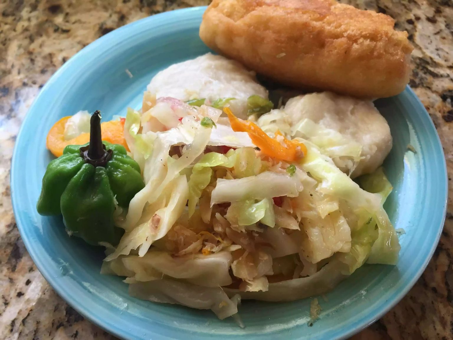 Miss G’s Simple Jamaican Cabbage and Saltfish Recipe