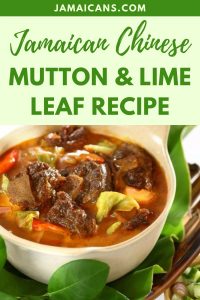 Jamaican Chinese Mutton & Lime Leaf  Recipe