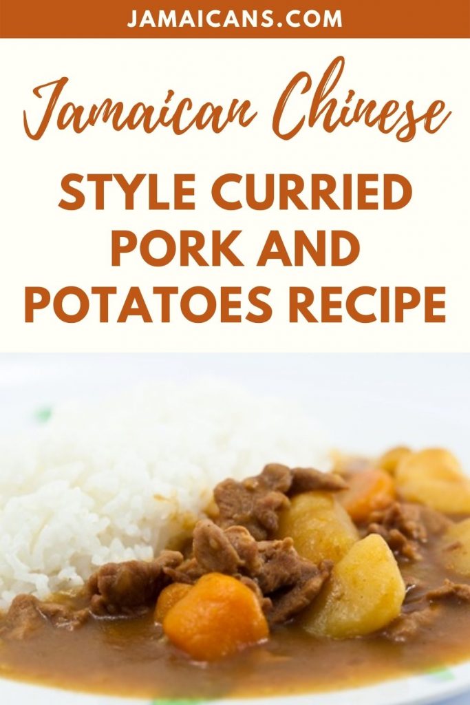 Jamaican Chinese Style Curried Pork And Potatoes Recipe Jamaicans and