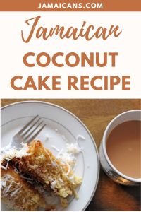 Jamaican Coconut Cake Recipe