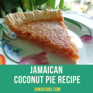 Jamaican Coconut Pie Recipe pn1