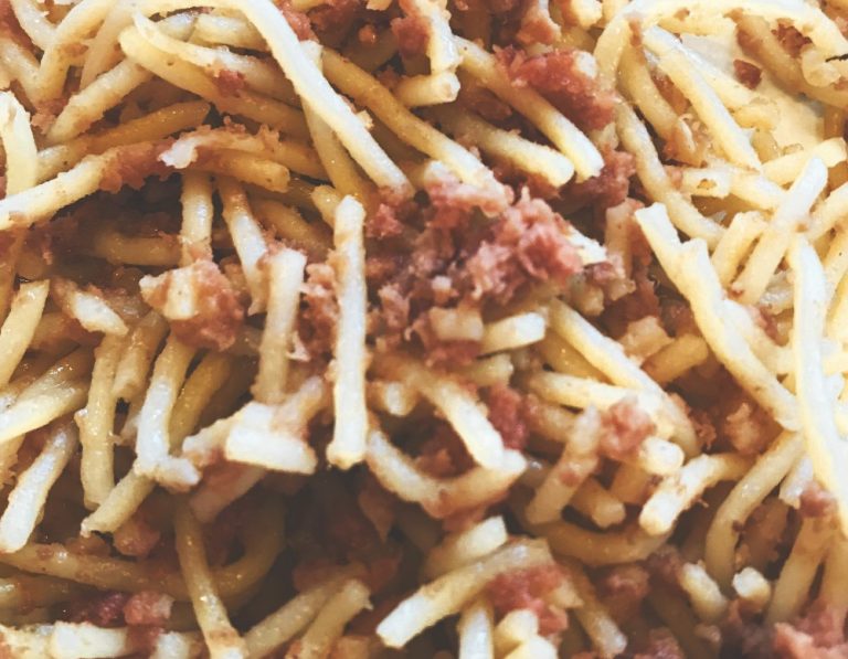 Corned Beef Spaghetti Recipe - Jamaicans and Jamaica - Jamaicans.com