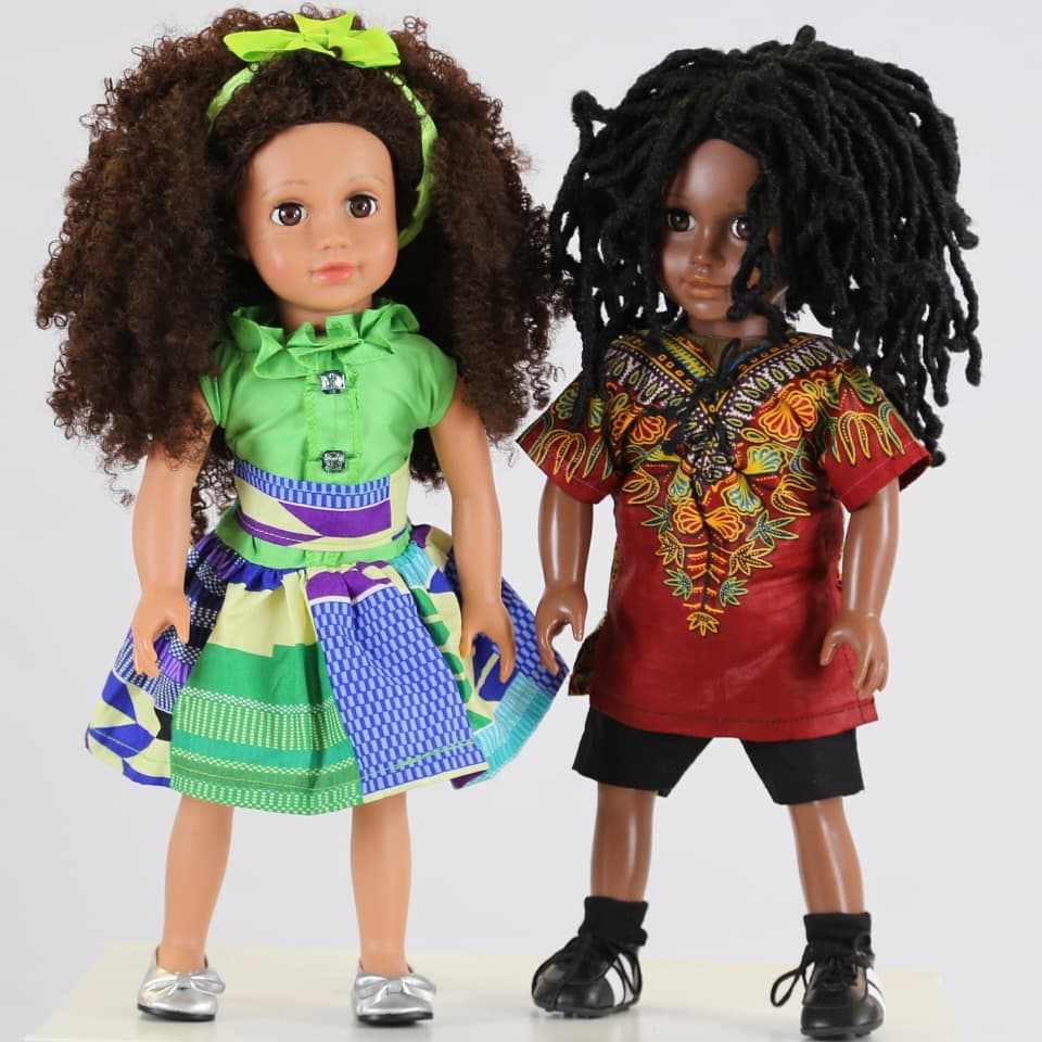 Jamaican Creates First Male Dreadlocked Talking Doll Tafari and Toya