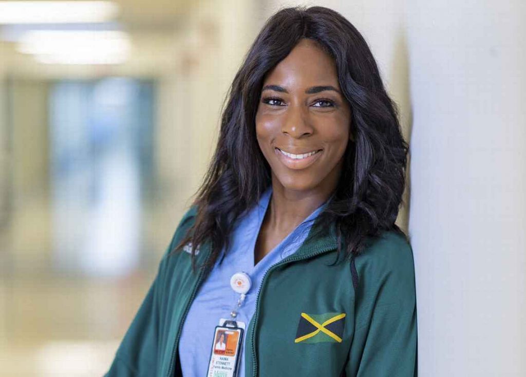 Jamaican Dr Naima Stennett Journey from Sports to Medicine and her Passion for Kids with Cancer