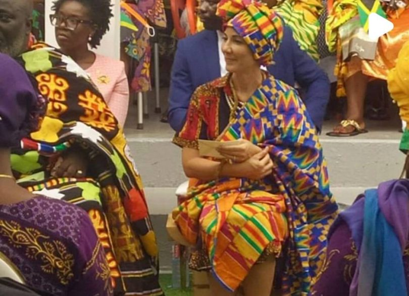Jamaican Foreign Minister Kamina Johnson Smith Honored By Akropong Tribe In Ghana
