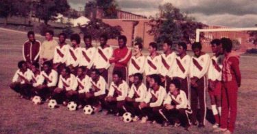 Jamaican Jimmy Sinclair amongst 1970s Championship Soccer Team Honored by Alabama A and M University -2