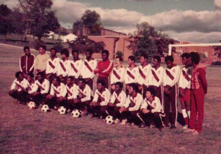 Jamaican Jimmy Sinclair amongst 1970s Championship Soccer Team Honored by Alabama A and M University -2
