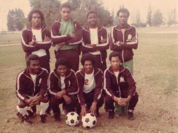 Jamaican Jimmy Sinclair amongst 1970s Championship Soccer Team Honored by Alabama A and M University