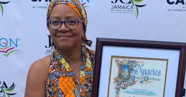 Jamaican Judith Falloon-Reid Awarded Certificate of Recognition from City of Los Angeles