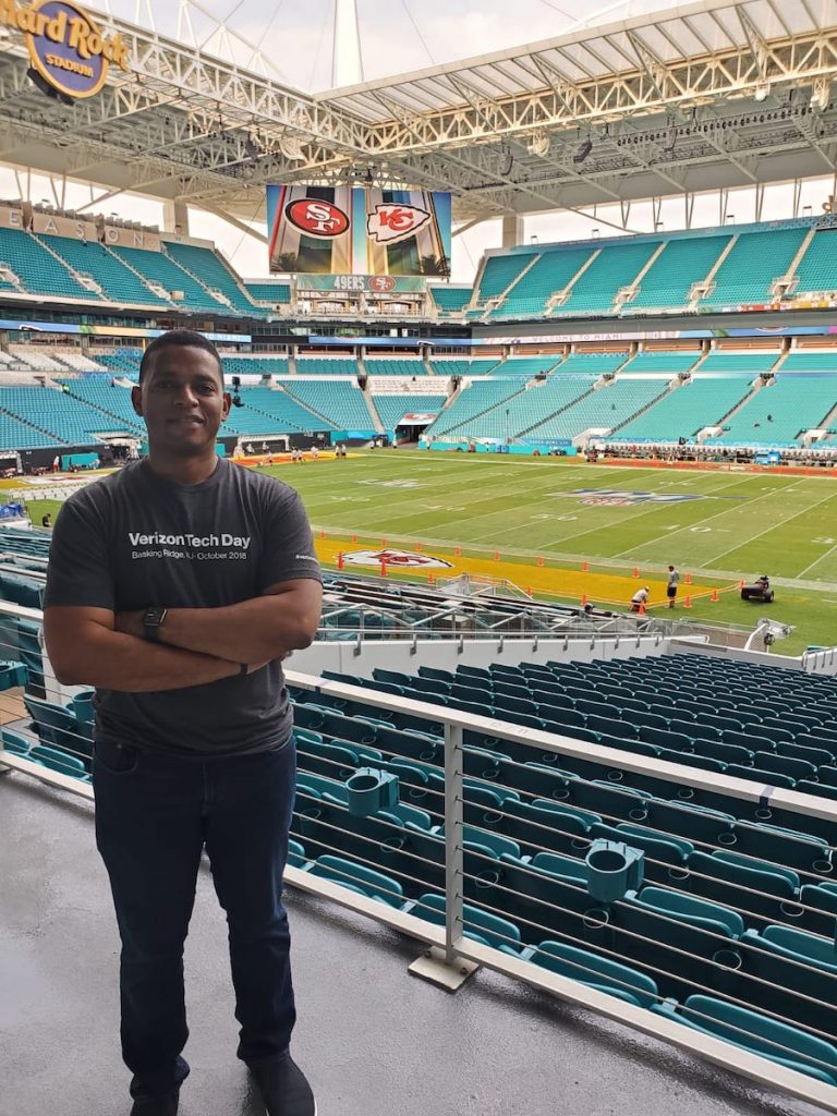 Jamaican Leads Sports Technology Team For Super Bowl 2020 pregame - Marlon Anguin