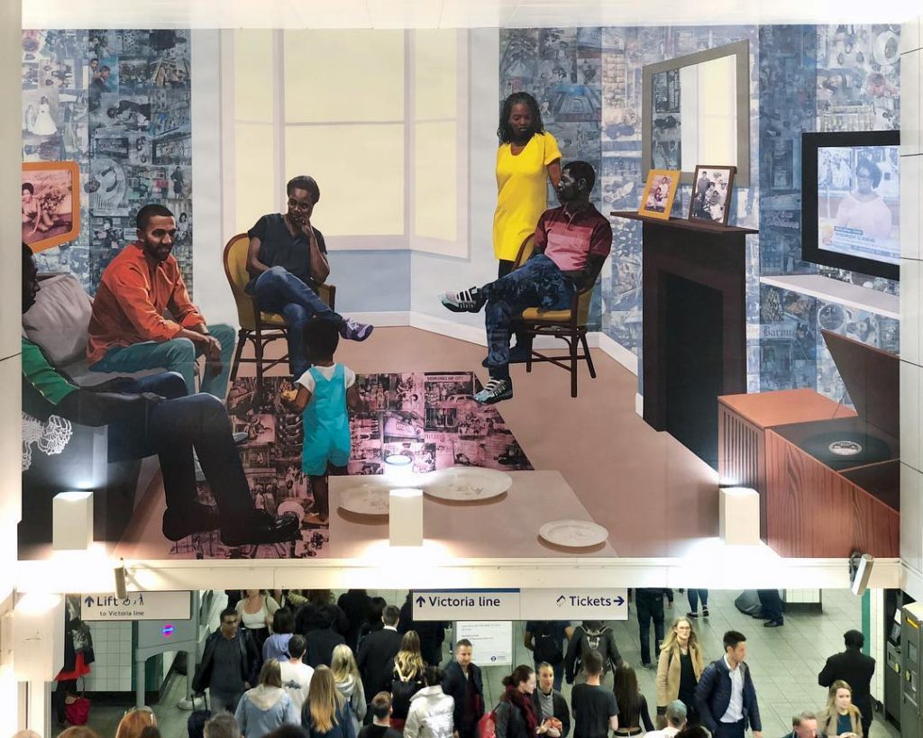 Jamaican Linton Keswi Johnson Featured in Brixton Subway Mural